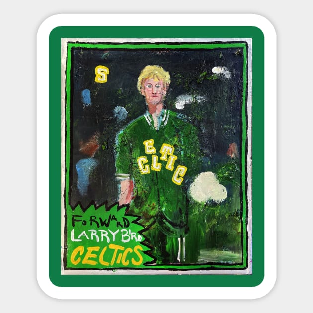 Larry Bird Sticker by ElSantosWorld